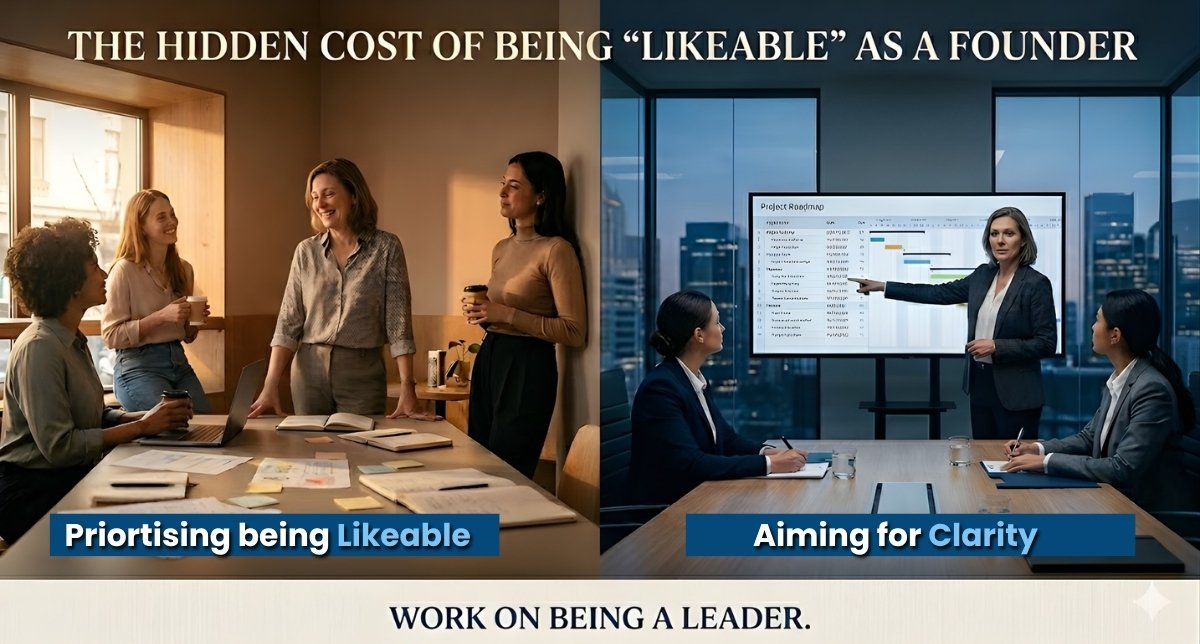 The Hidden Cost of Being “Likeable” as a Founder